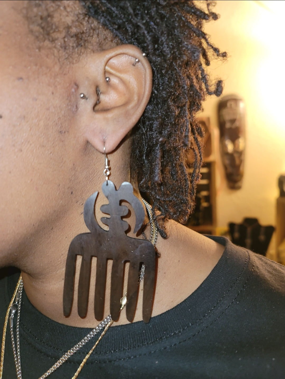 Handmade African earrings