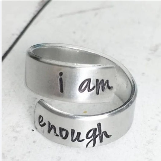 I AM ENOUGH ring