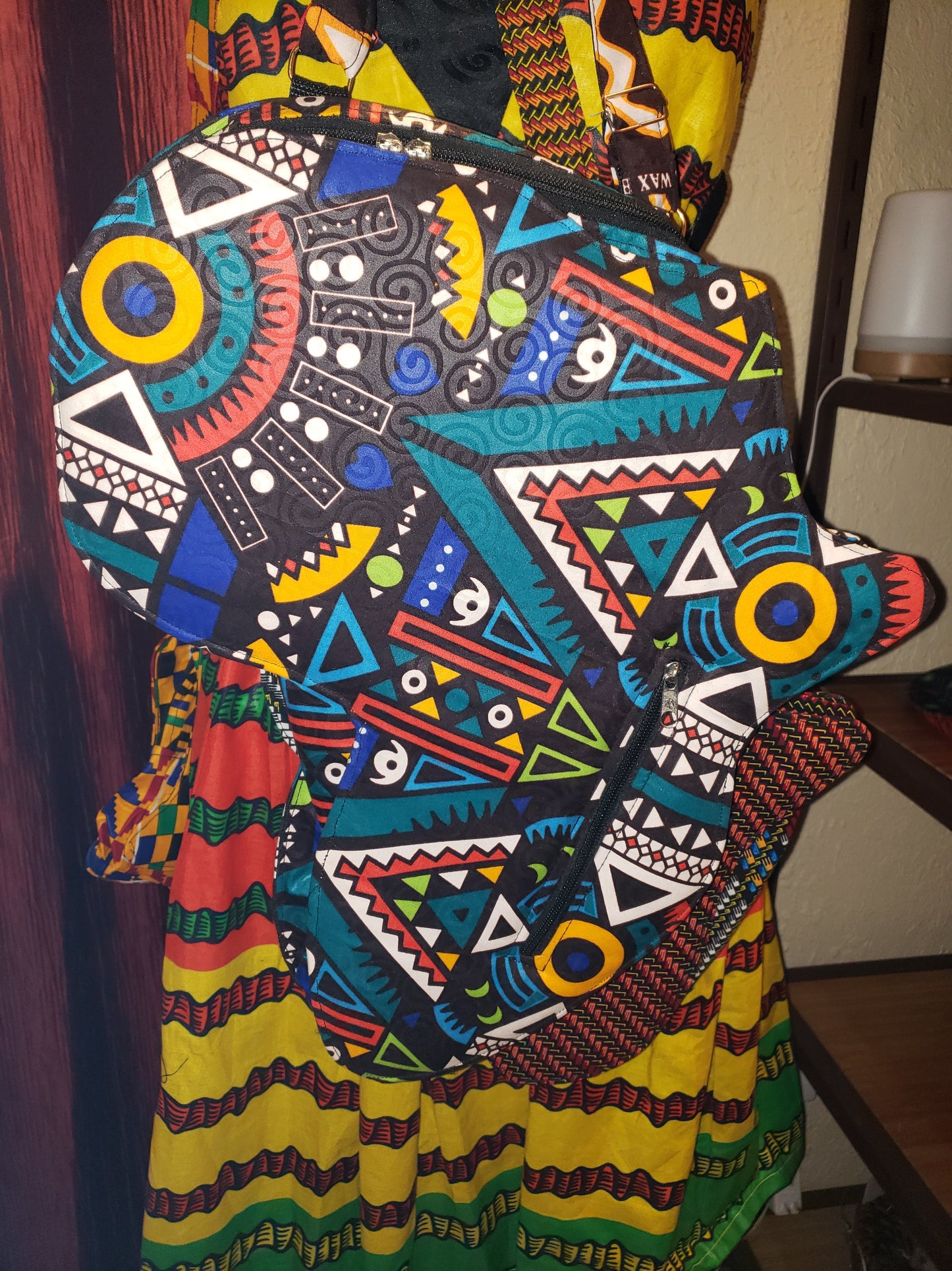 Africa shaped cross body bag